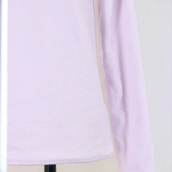 The North Face Women's TKA Glacier Quarter Zip Fleece Sweater in Lavender Fog - Picture 7 of 10